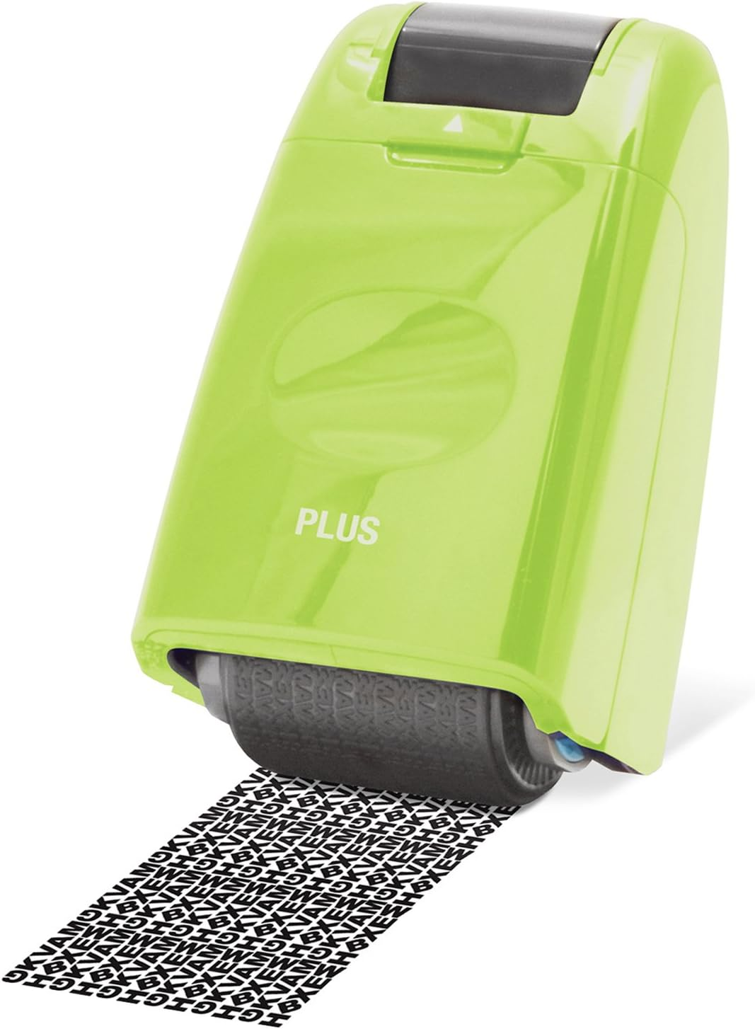 PLUS Japan, Guard-Your-Id Camouflage Roller Stamp in Green, 1 Piece Pack (1X 1 Stamp)