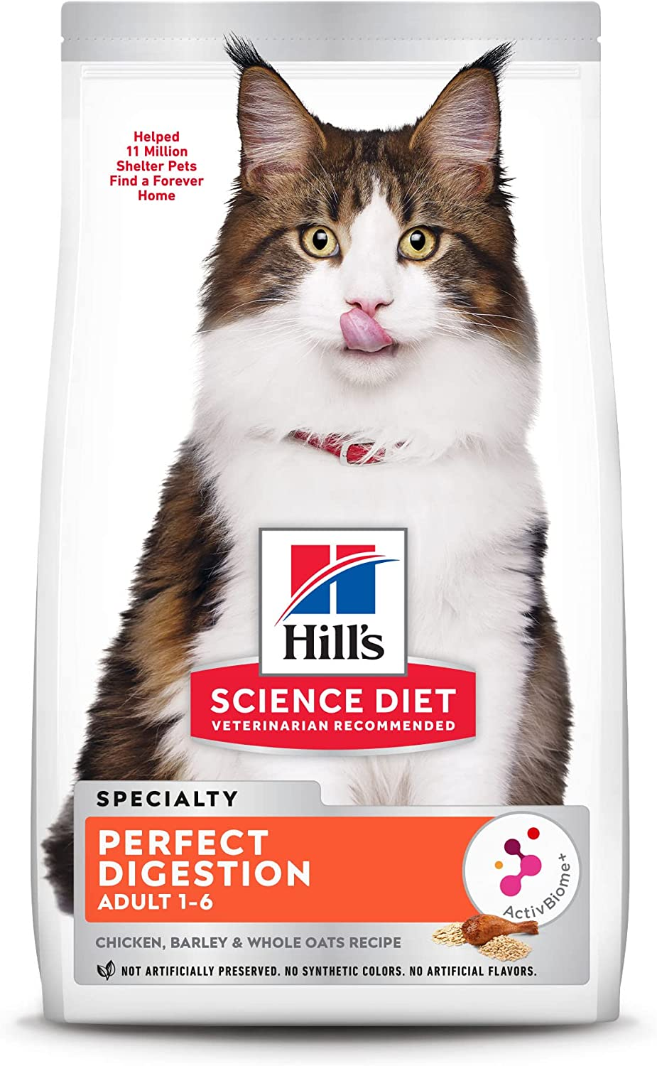 Hill'S Science Diet Perfect Digestion Adult Dry Cat Food 5.9Kg image number 5
