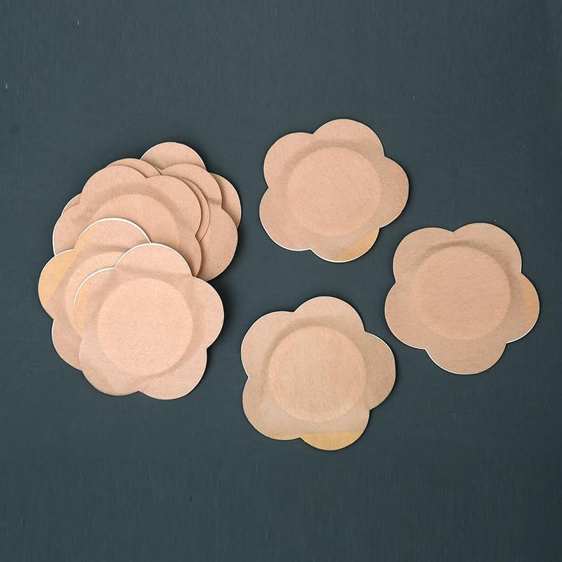 100PCS Castor Oil Pack Wrap for Belly Button, 3.14 Inch Self Adhesive Belly Button Patches, Organic Cotton Essential Oil Wraps, Highly Absorbent Castor Oil Patches for Work Sleep (Without Oil) image number 3