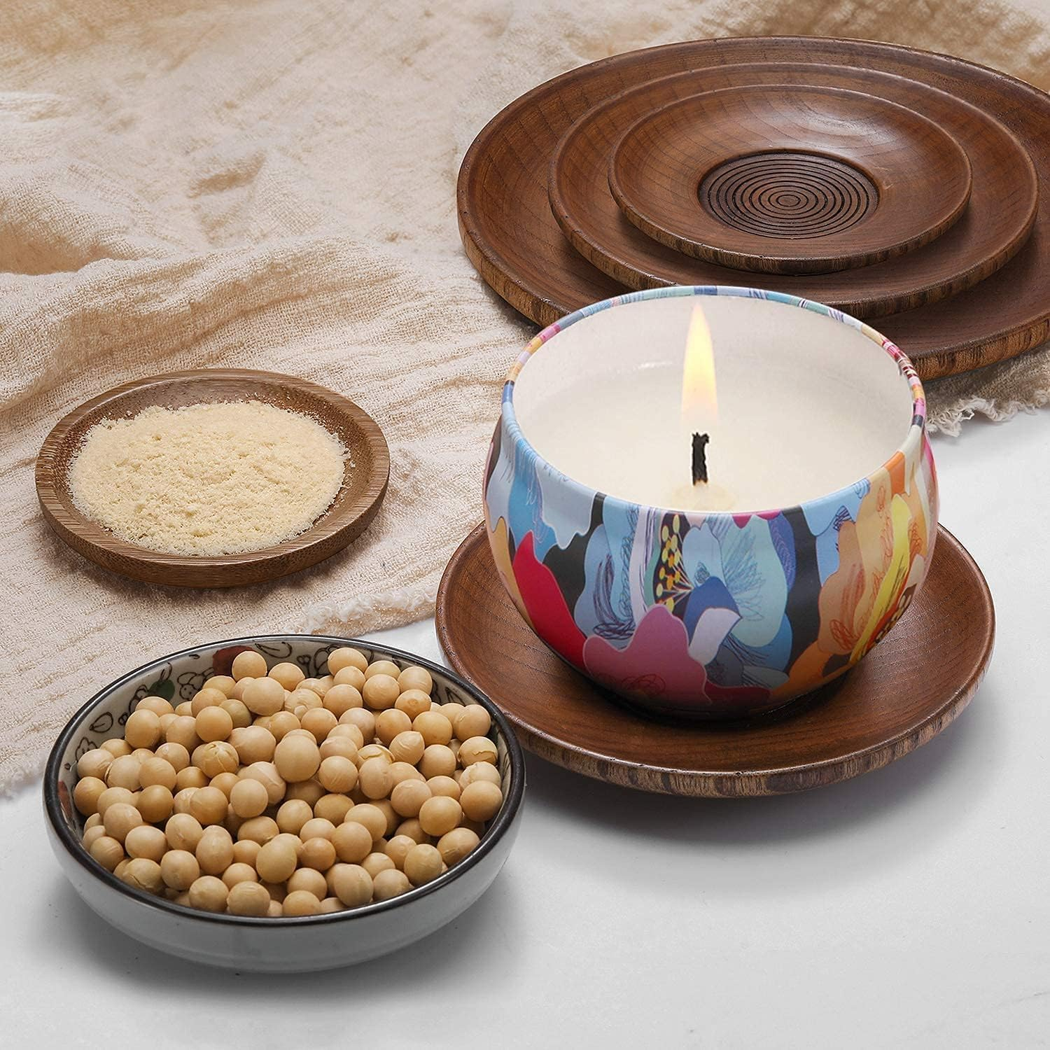 TTRWIN Scented Candles Gift Set,12 Pcs Relaxing Aromatherapy Scented Candles Clearance, Portable Travel Tin Stress Relief Candles for Home Scented, Women, Mother&rsquo;S Day, Christmas image number 2