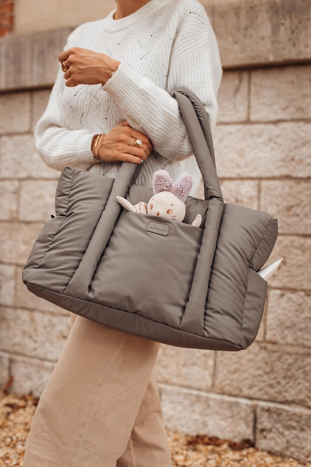 B&Eacute;ABA, Baby Diaper Bag, Multiple Compartments