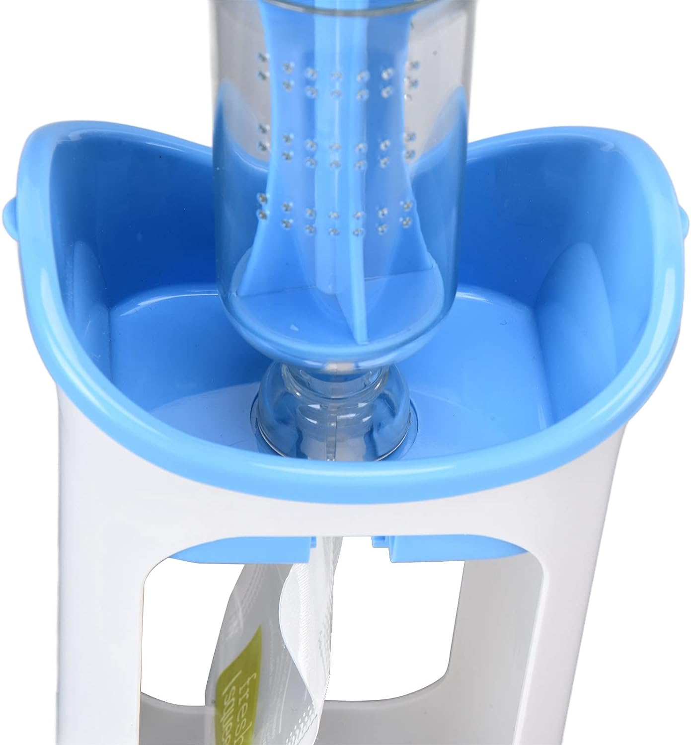 Baby Food Maker, anti Slip Heatable Baby Food Processor Manual Portable Puree Squeezer for Home for Restaurant for Kitchen(Blue) image number 6