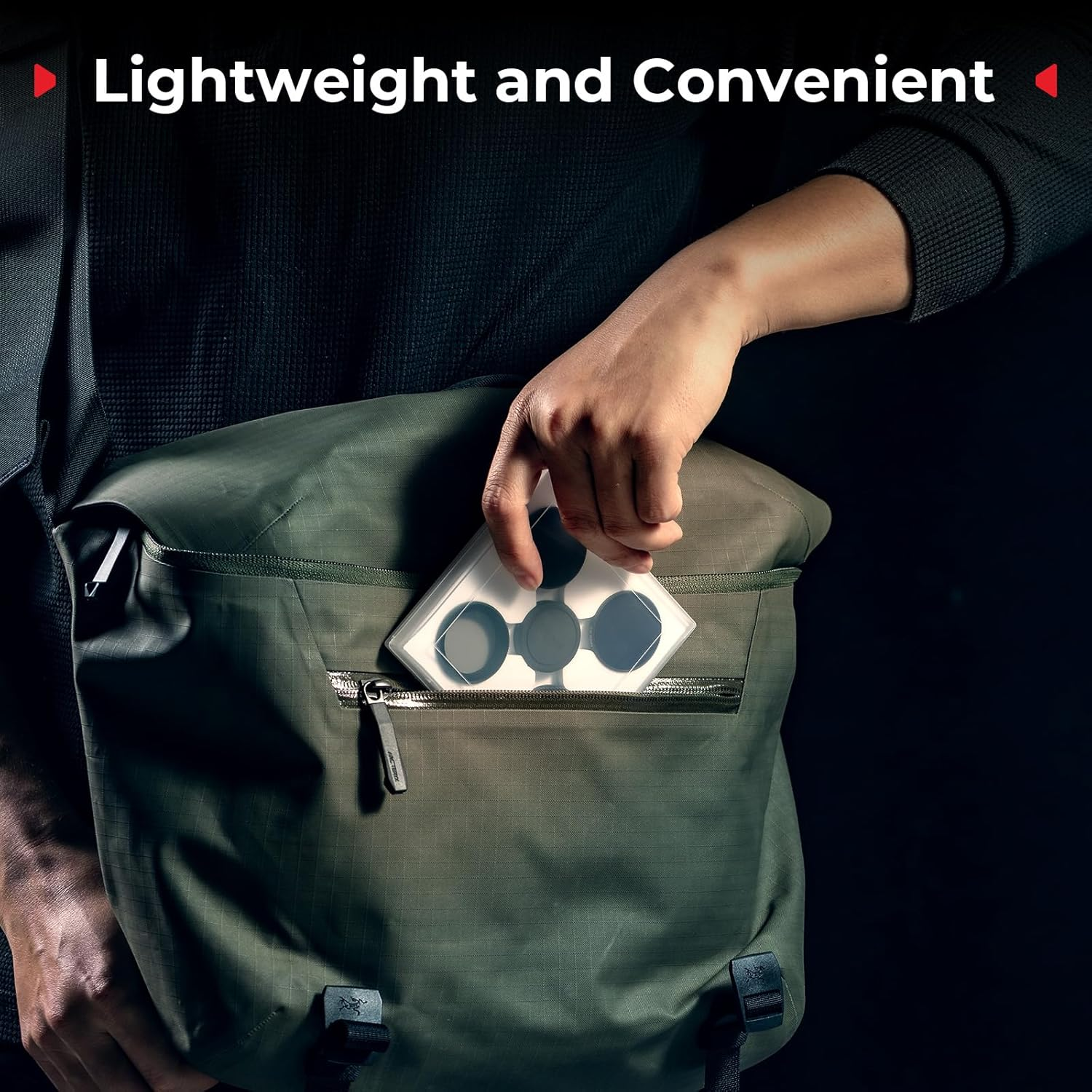 SMALLRIG Action Camera Filter Kit for DJI Osmo Nano, Includes CPL Polarizing Filter, ND16, ND32, and ND64 Filters - 5787 image number 3