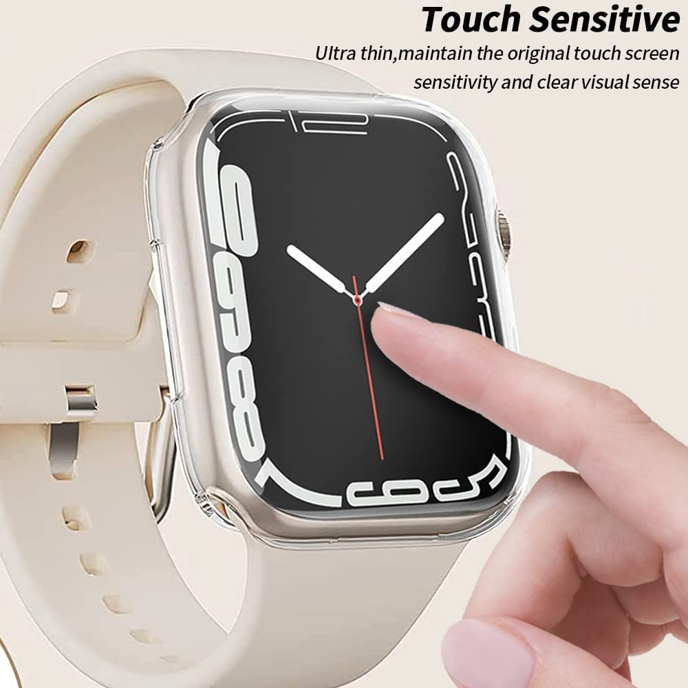 USTIYA 2X Case for Apple Watch Series Se / 6/5 / 4 40Mm Case Screen Protector TPU Smart Watch Cover