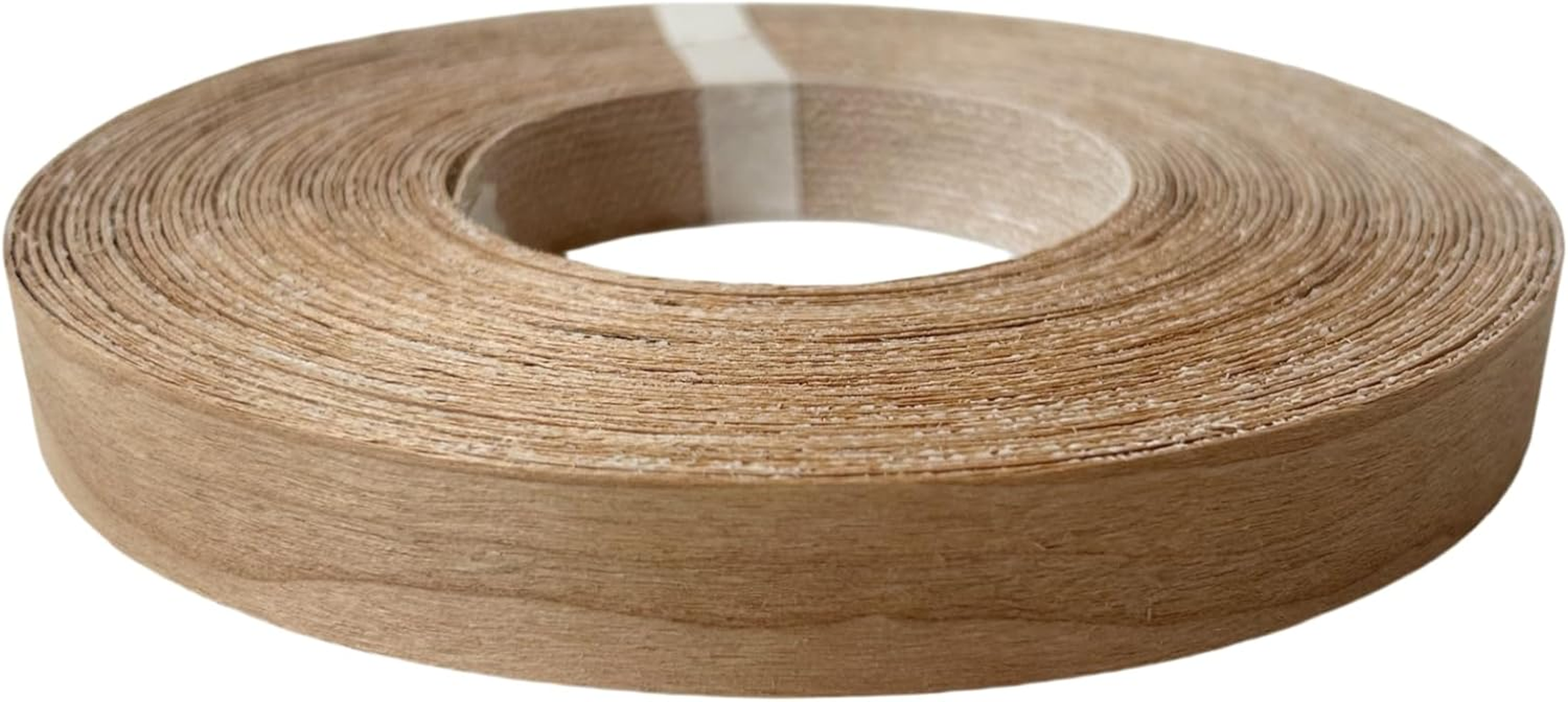 Preglued American Cherry Wood Veneer Edging, Plywood Edge Banding, Flexible Wood Tape, Iron on Easy Application Veneer Edging with Hot Melt Adhesive Back (1.9Cmx15M) image number 4