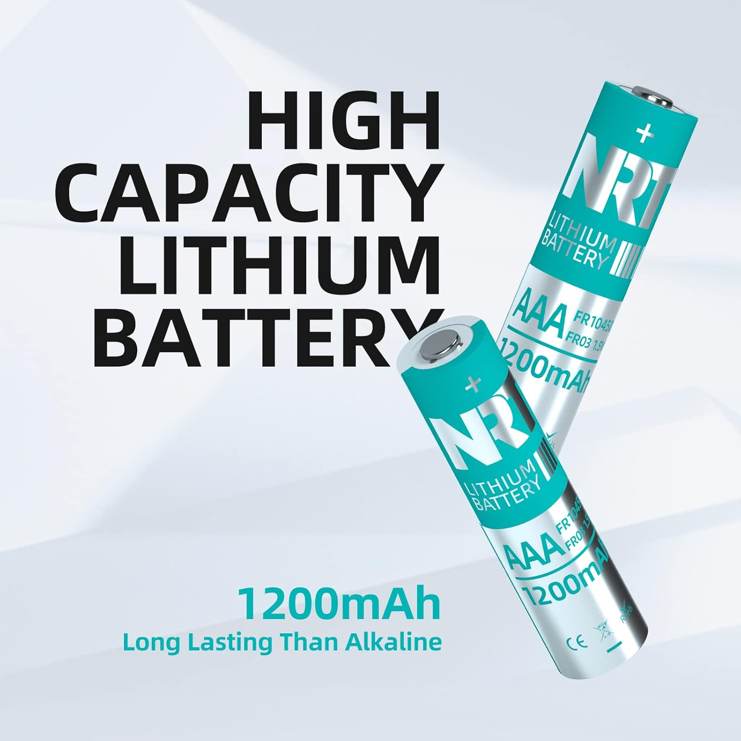 NRT AAA Batteries, Triple A, 1.5V 1200Mah Longer Lasting Power Batteries, Non-Rechargeable image number 3