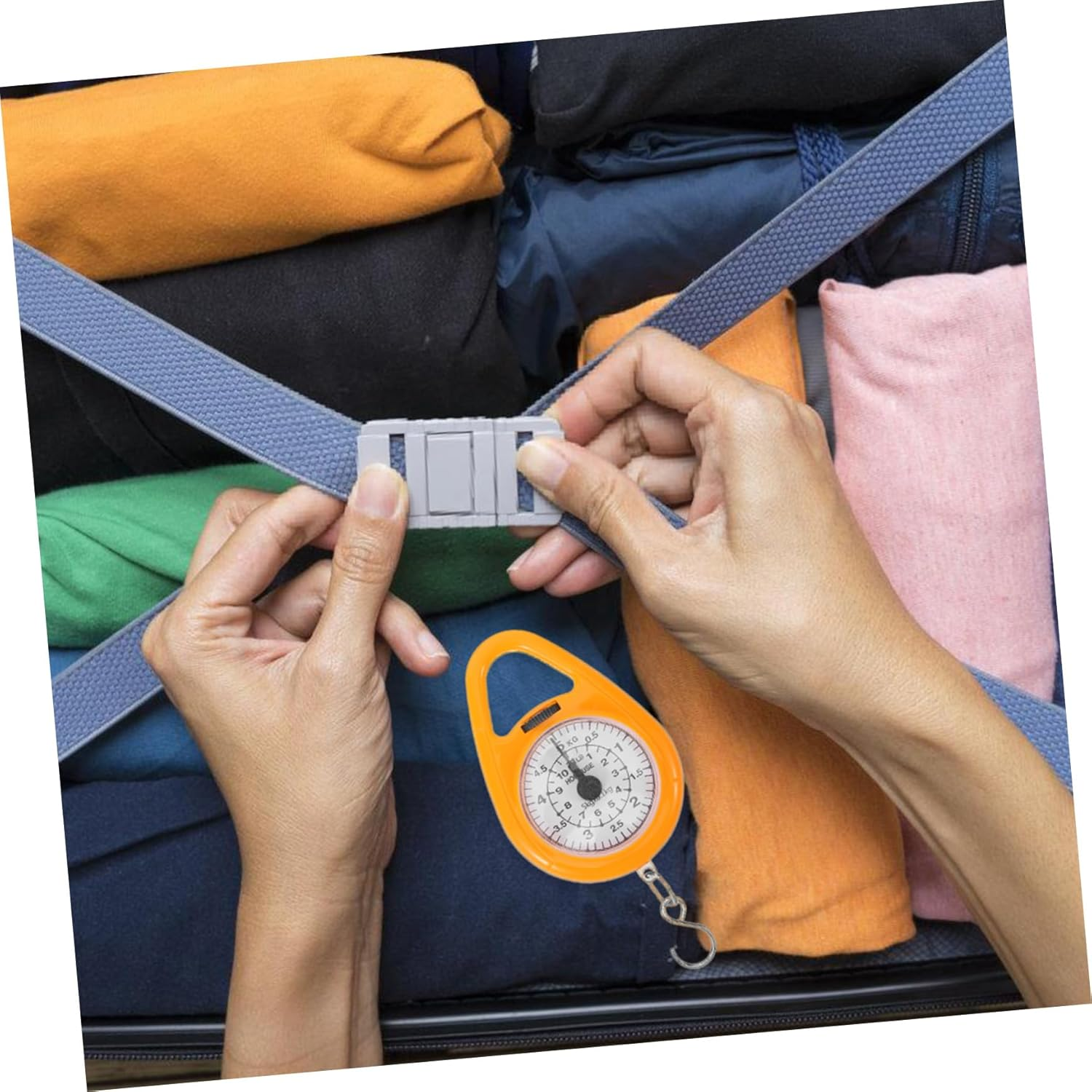 Anneome Portable Scale Mini Luggage Scale for Travel Lightweight Sturdy Design for Suitcase Backpack Outdoor Use image number 5