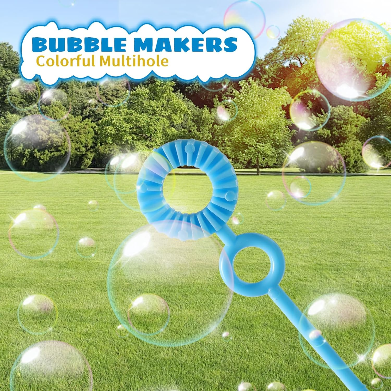 Bubble Makers 50Pcs Bubble Wands Bubble Blowing Tools image number 5