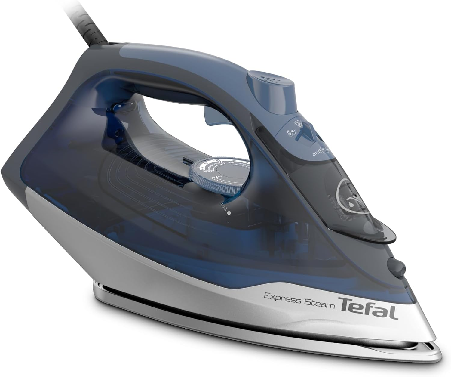 Tefal Express Steam FV2868 Iron - Java Pepper & Salt - Anti-Drip System image number 1