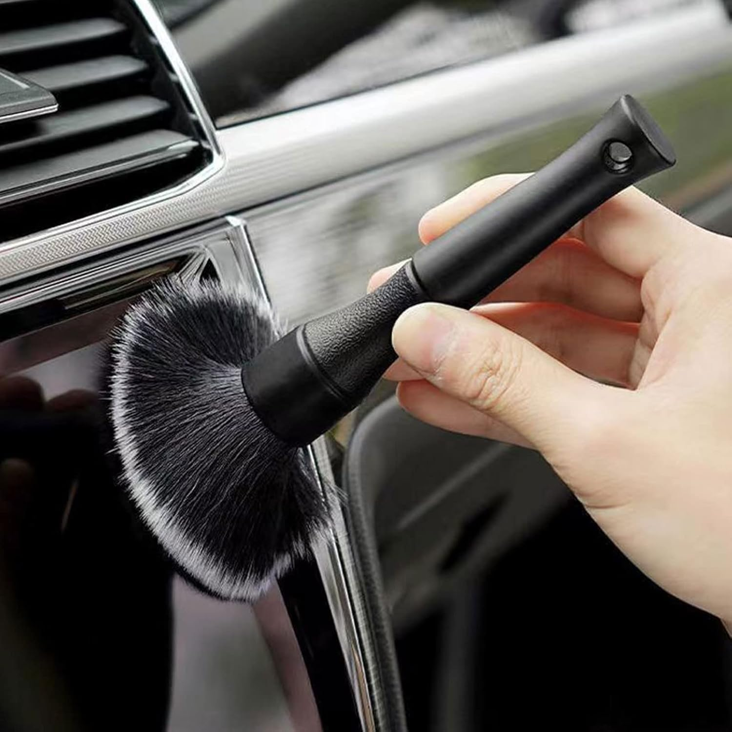 Auto Detail Brush Kit - Ultra-Soft Detailing Brushes for Elegant Surfaces, No Scratch Cleaning for Interior, Exterior, Air Vent, Engine Bay, Emblems, Dashboard, Seat, Wheel, Engine, Wheel Nut image number 6