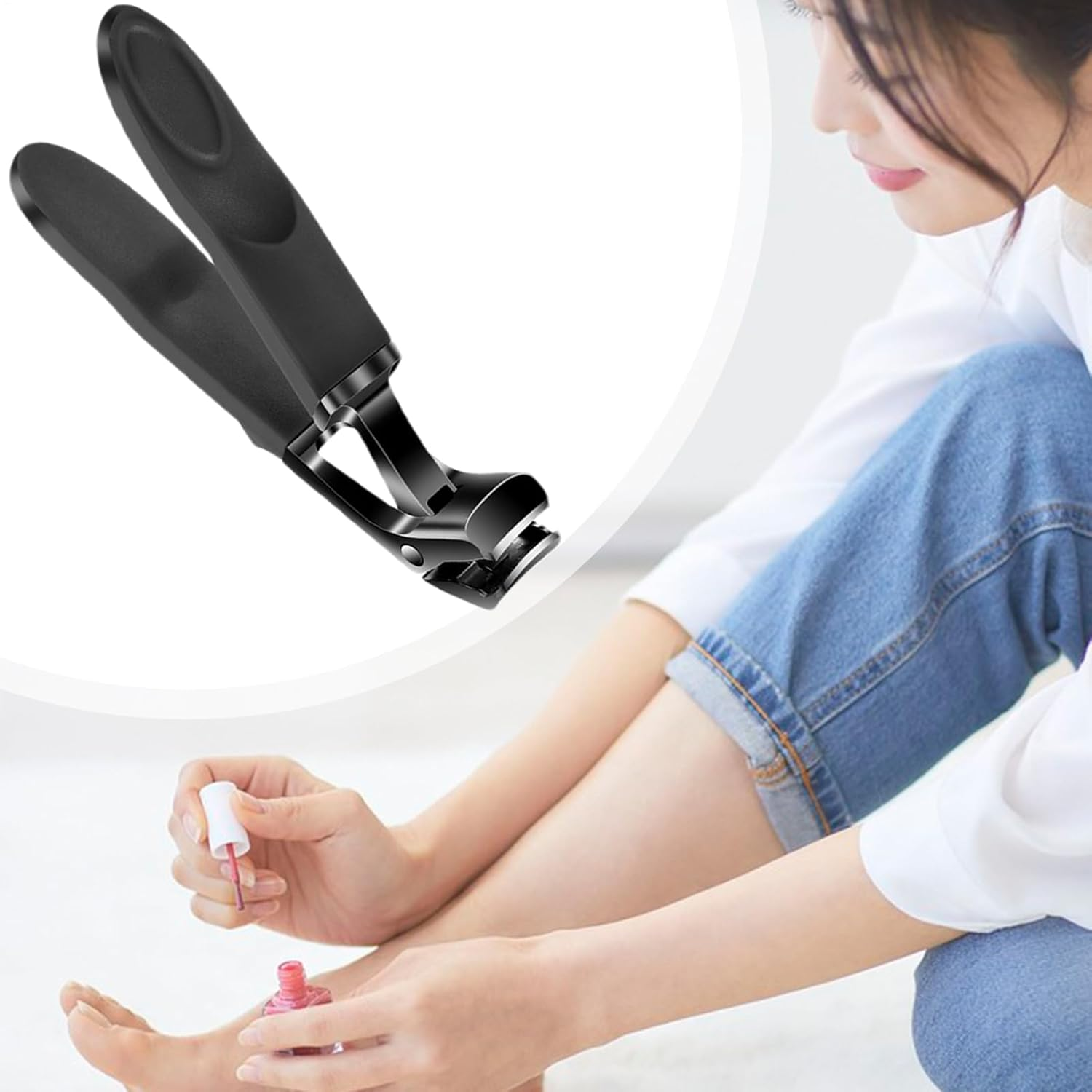 Toe Nail Clippers - Professional Toenail Clippers,Curved Heavy Duty Ergonomic Trimmer Remover Shaver Tool Wide Jaw for Grooming Pedicure Manicure Kids Adult Women Men