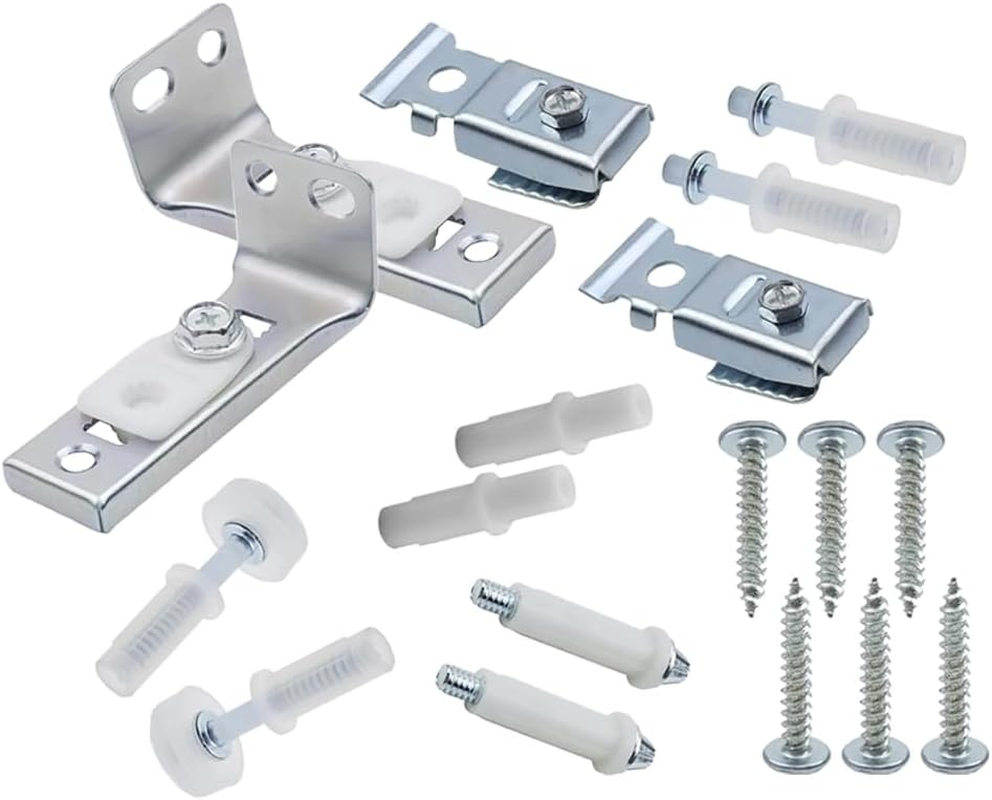 Universal Bifold Door Hardware Repair Kit - Includes Top/Bottom Brackets, Pivots & Guide Wheel for Closet, Barn, Pocket & Accordion Doors (2) image number 6