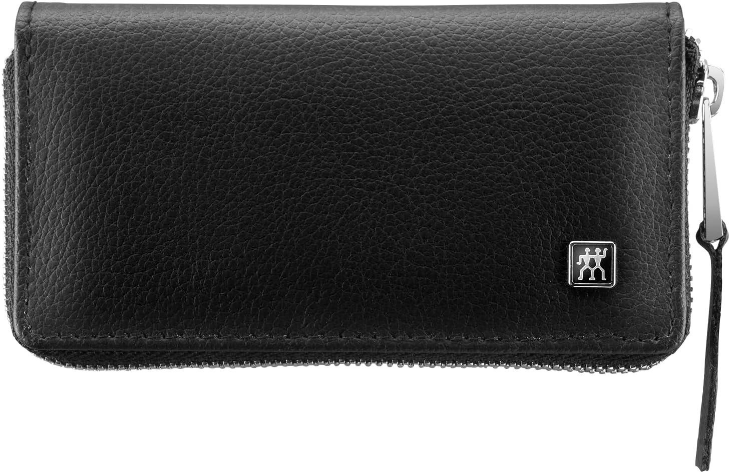 ZWILLING Manicure Pedicure Set 3-Piece Compact Nail Clippers Vegan Apple Leather Case Black image number 3