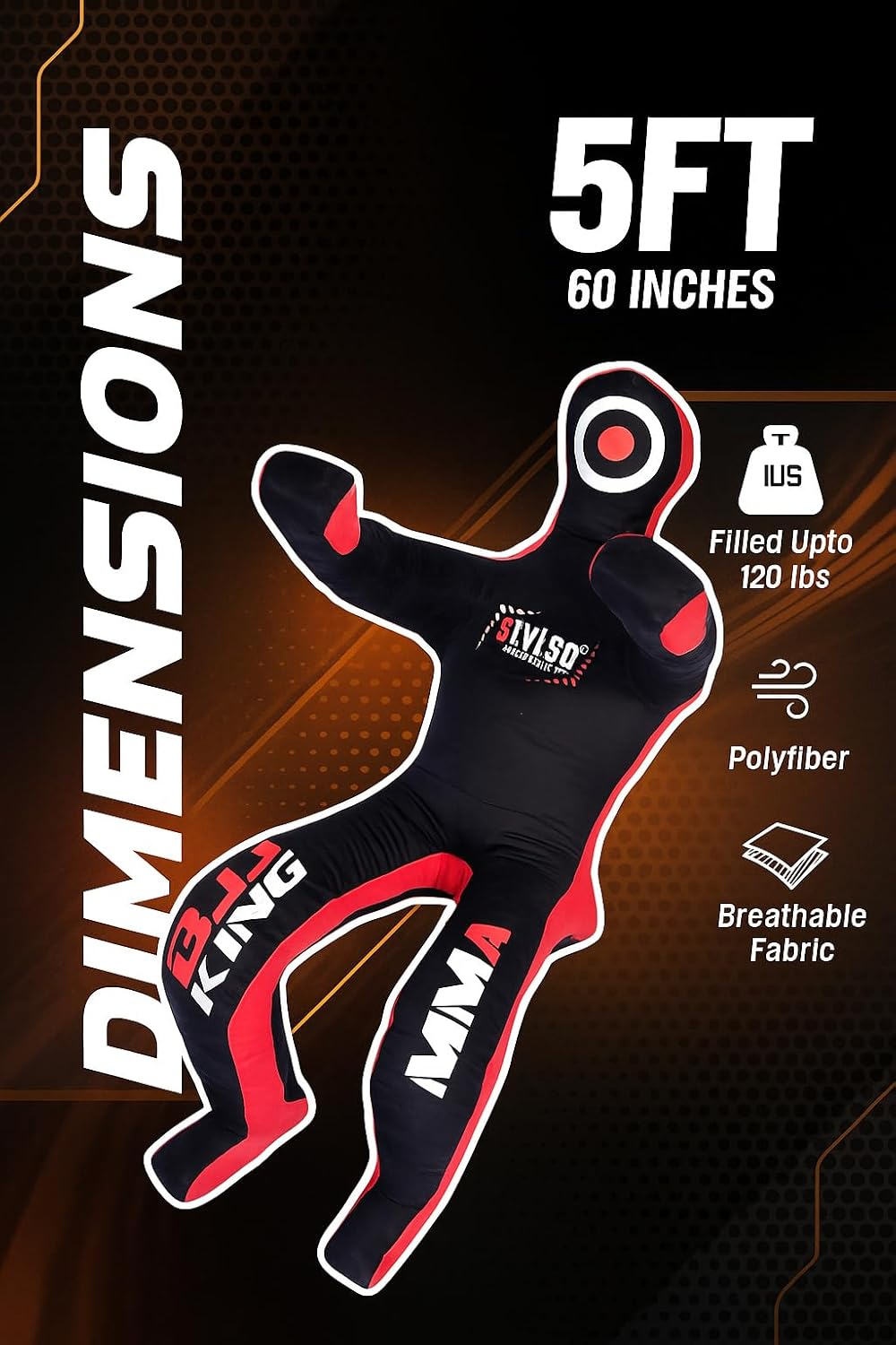 Stylso Un-Filled Grappling Dummy Wrestling Dummy Jiu Jitsu Dummy