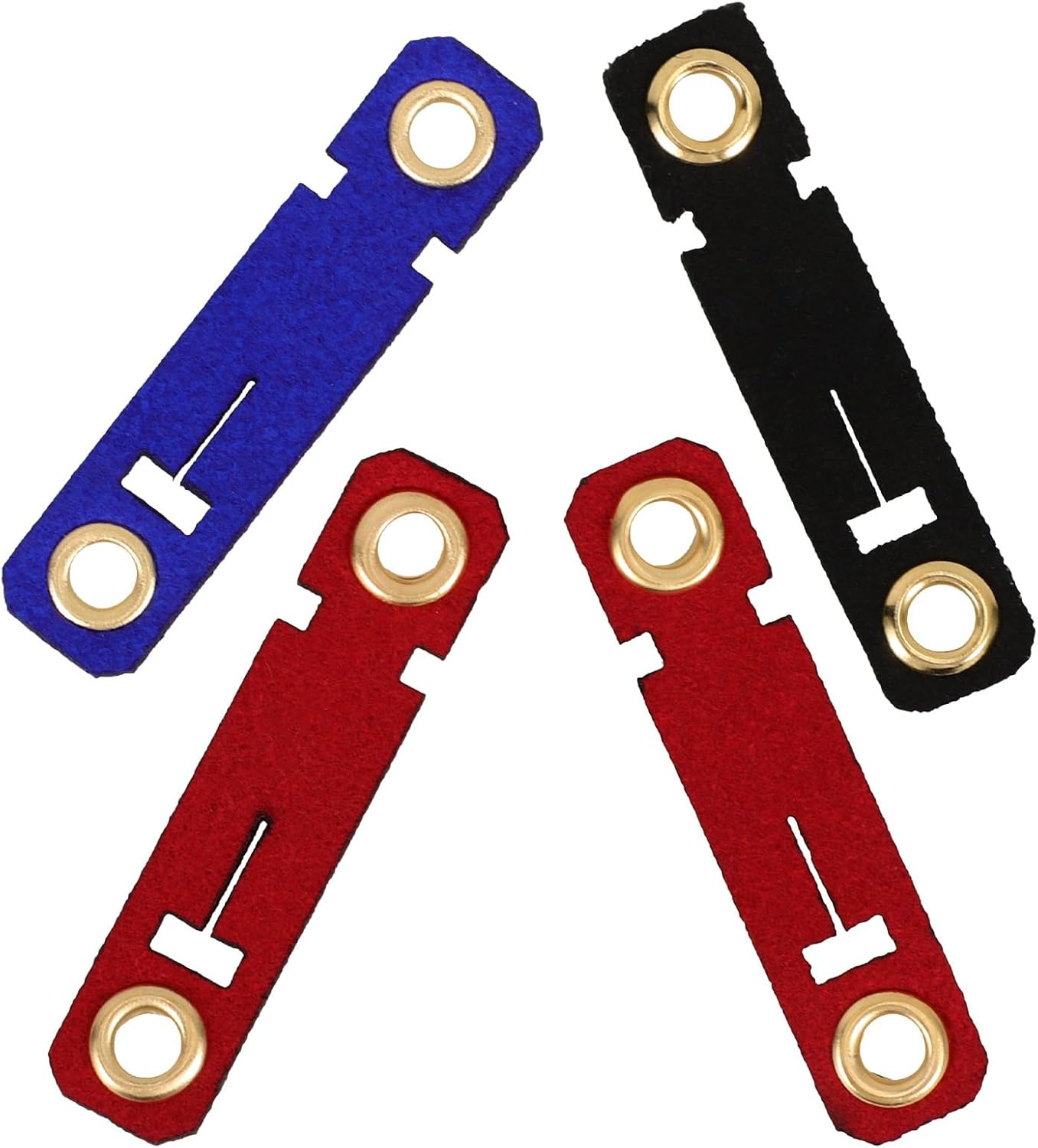 NUOBESTY 4 Sets Suede Cloth Bird Leg Rings Parrot Ankle Bands with Open Design for Pigeon Foot Protection and Bird Identification Suitable for Cockatiels and Budgerigars image number 6