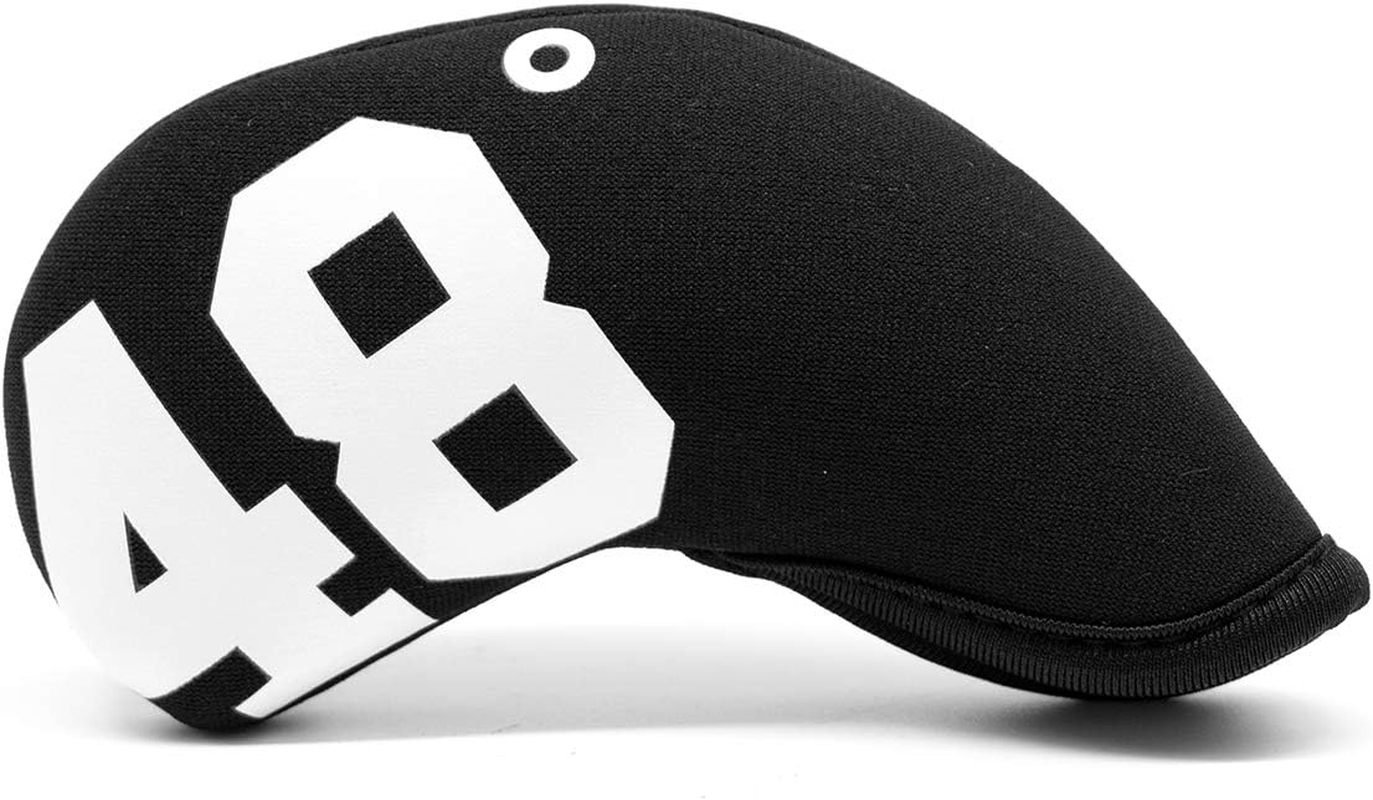 Big Number Neoprene Golf Wedge Covers Set - 4Pcs Iron Covers 48 52 56 60 Degrees - Club Head Covers Headcover for Men Golfers image number 2