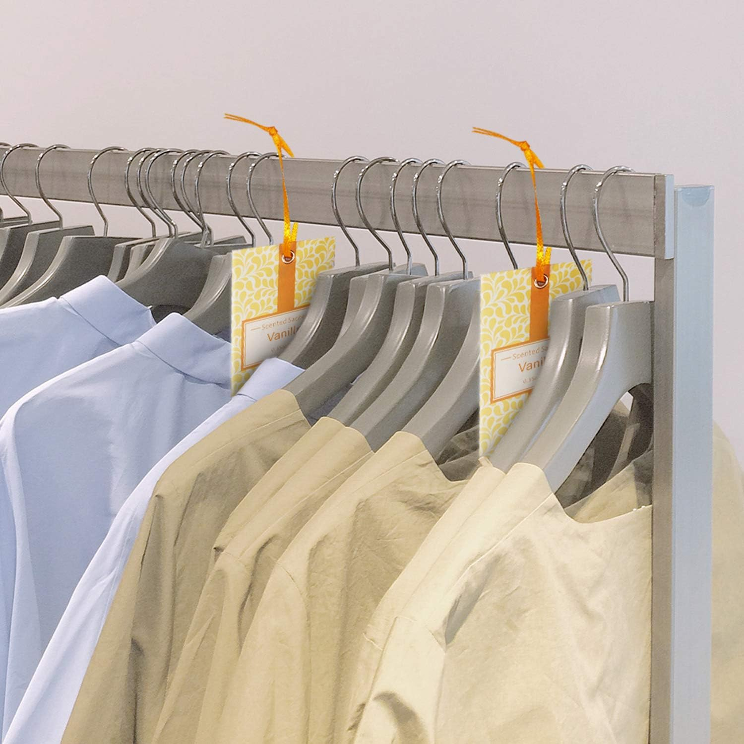 LA BELLEF&Eacute;E Scented Sachet,14-Packs Vanilla Fragrance Packets Perfume Envelopes Sachets, Idea Home, Wardrobe, Drawer, Car, Closets Vanilla Schets-14 image number 5