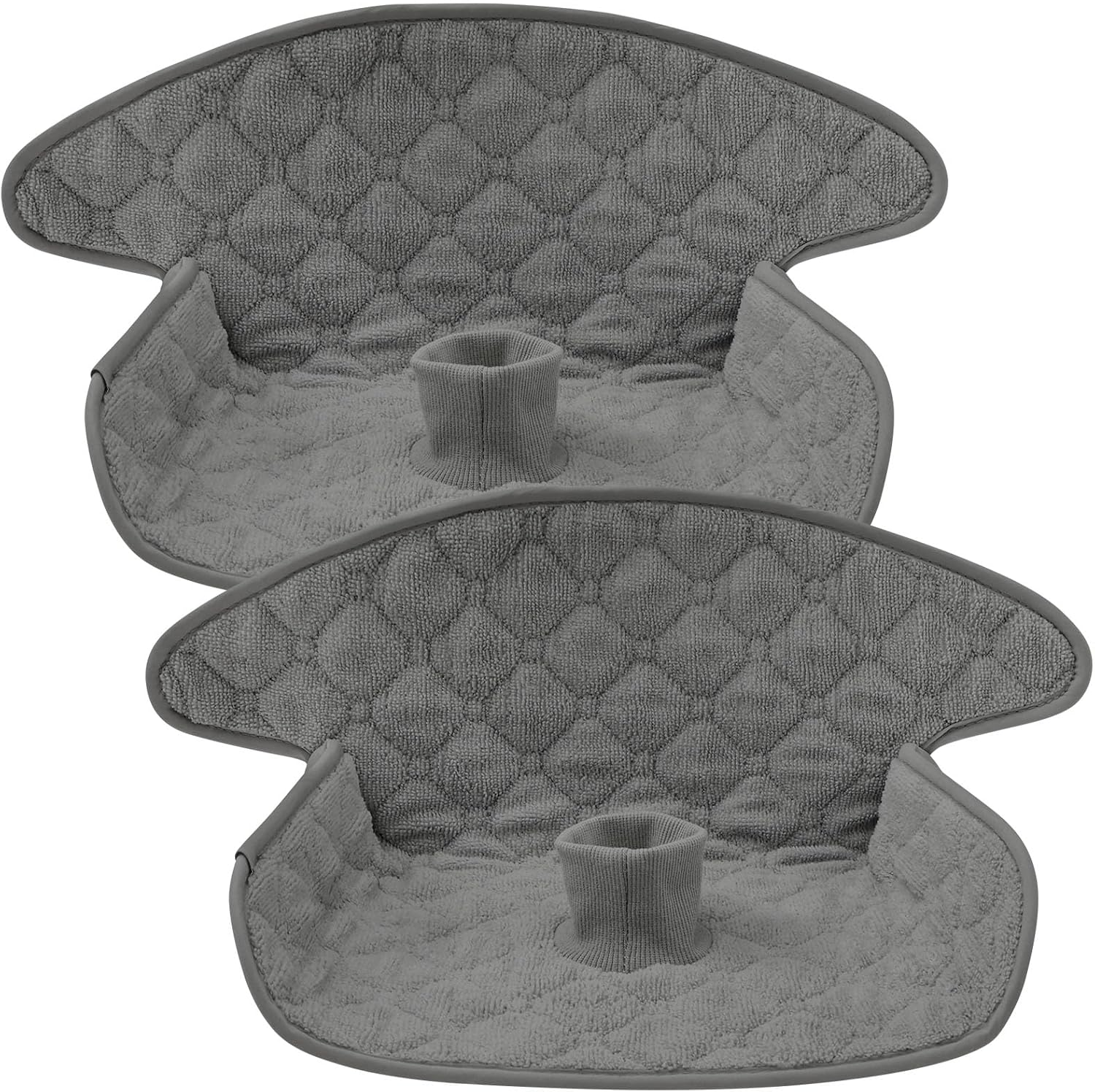 2 Pack Infant Car Seat Protector for Potty Training, Dry Waterproof Car Seat Liner Toilet Training, Reusable Piddle Pads Cover, 4 Layer Leakage Protection Vehicle Seat Liner for Chair (Black)