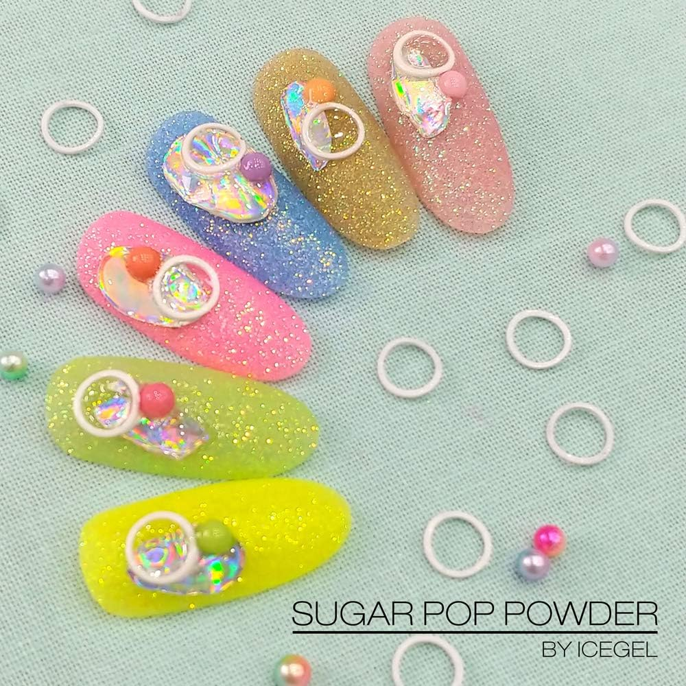ICE Gel KE-09 Sugar Pop Powder, Blue, 1 Pack