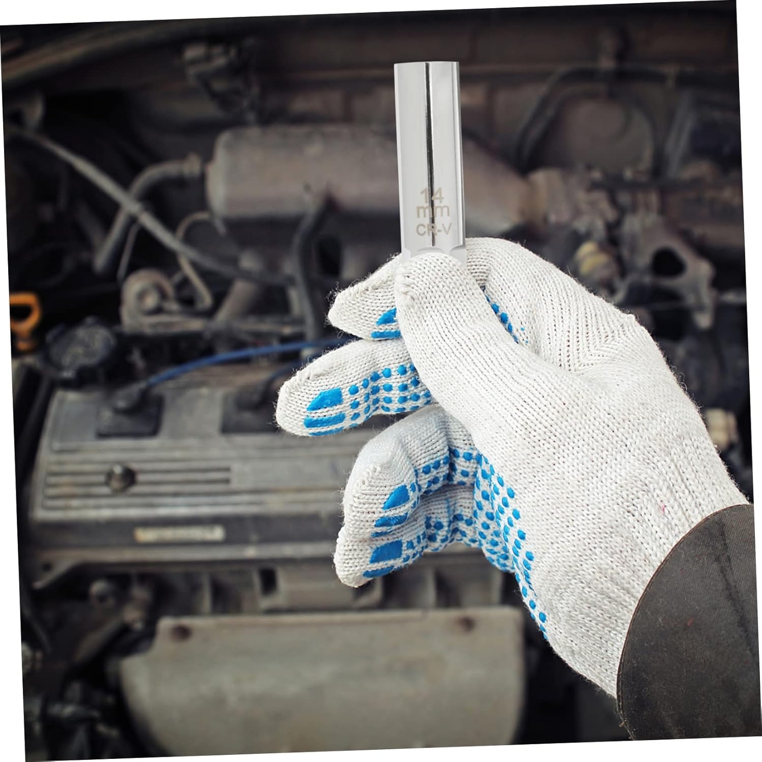 HEALEEP Magnetic Spark Plug Wrench for Car Socket Spark Plug Remover Tool Automotive Accessory image number 5