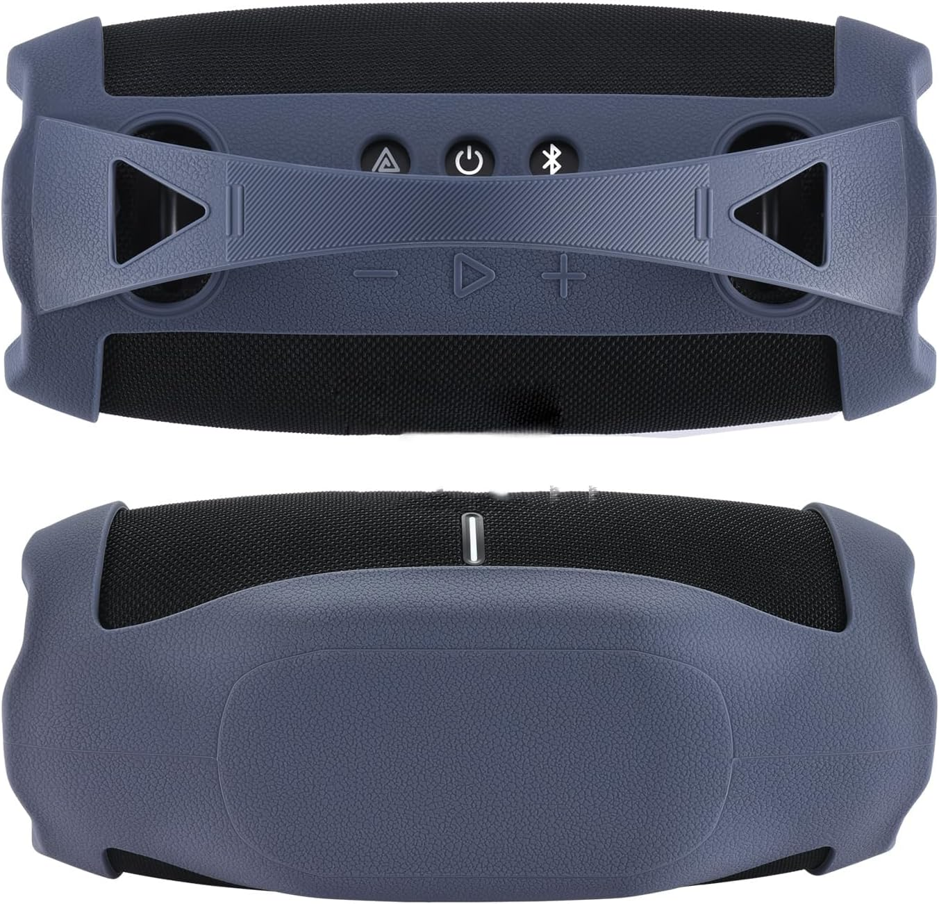 JOYSOG Xtreme 4 Silicone Case, Portable Carrying Cover for JBL Xtreme 4 Bluetooth Speaker Protector Sleeve Travel Bag (Blue) image number 3