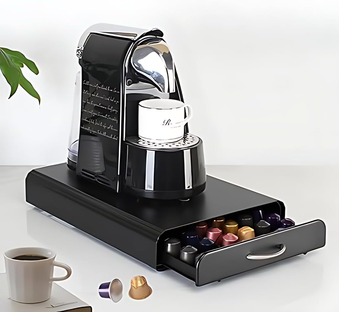 Generic Womenwonders 50-Cup Coffee Pod Holder & Storage Drawer | Nespresso Pod Holder | Kitchen Storage & Organization, Home Storage Essentials