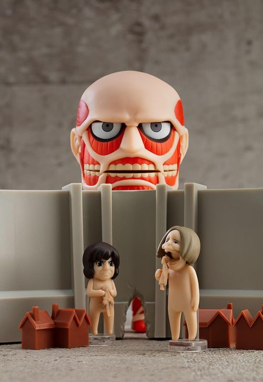 Good Smile Company Attack on Titan Colossal Titan Nendoroid Action Figure Renewal Set image number 1