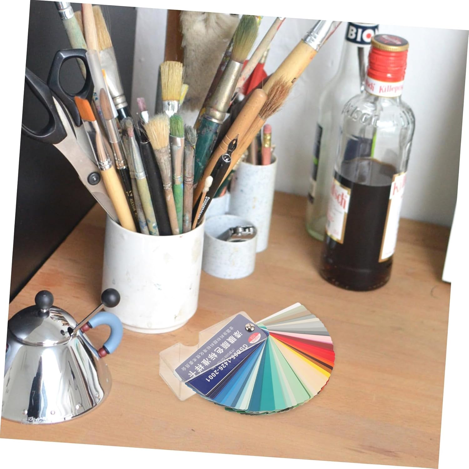 Gadpiparty 1 Set Paint Sample Cards Paint Color Cards Standard Color Cards Floor Paint Color Sample Cards image number 6