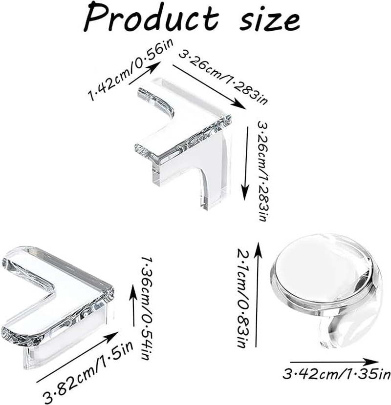 Clear Corner Guards Table Corner Protectors,30Pcs Clear Desk Table Corner Protector,Clear Furniture Edge Corner Protector,Silicone Safety Edge and Corner Guard,Corner Protector Table Corner Protector image number 3