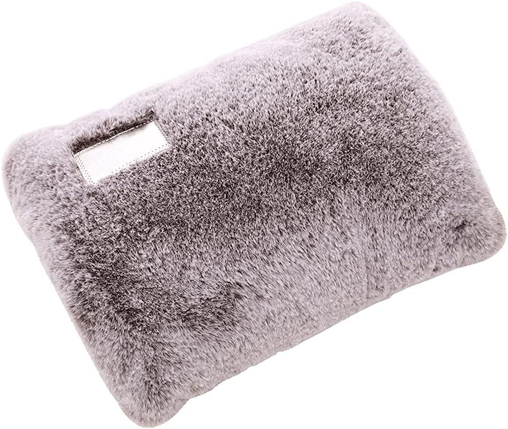 Rechargeable Electric Hot Water Bottle, Soft Velvet Detachable and Washable Cover, Winter Hand Warmer to Relieve Pain, Heating Bag。 image number 6