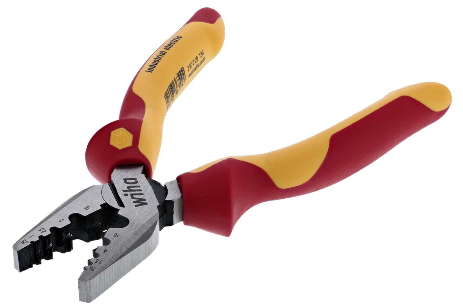 Wiha 32945 7-Inch Insulated Industrial Crimping Pliers image number 5