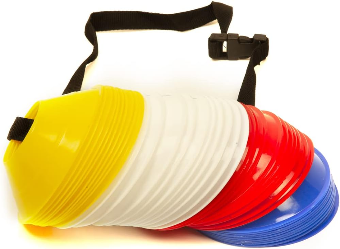 GSI Soccer Cones for Sports | Comes with Shoulder Strap | for Agility Training Drills image number 1