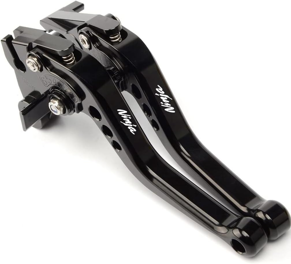 For Kawasaki Ninja 400 2017-2024 Modified High-Quality CNC Aluminum Alloy 6-Stage Adjustable Brake Lever Clutch Lever Ninja400 Accessories (Black)