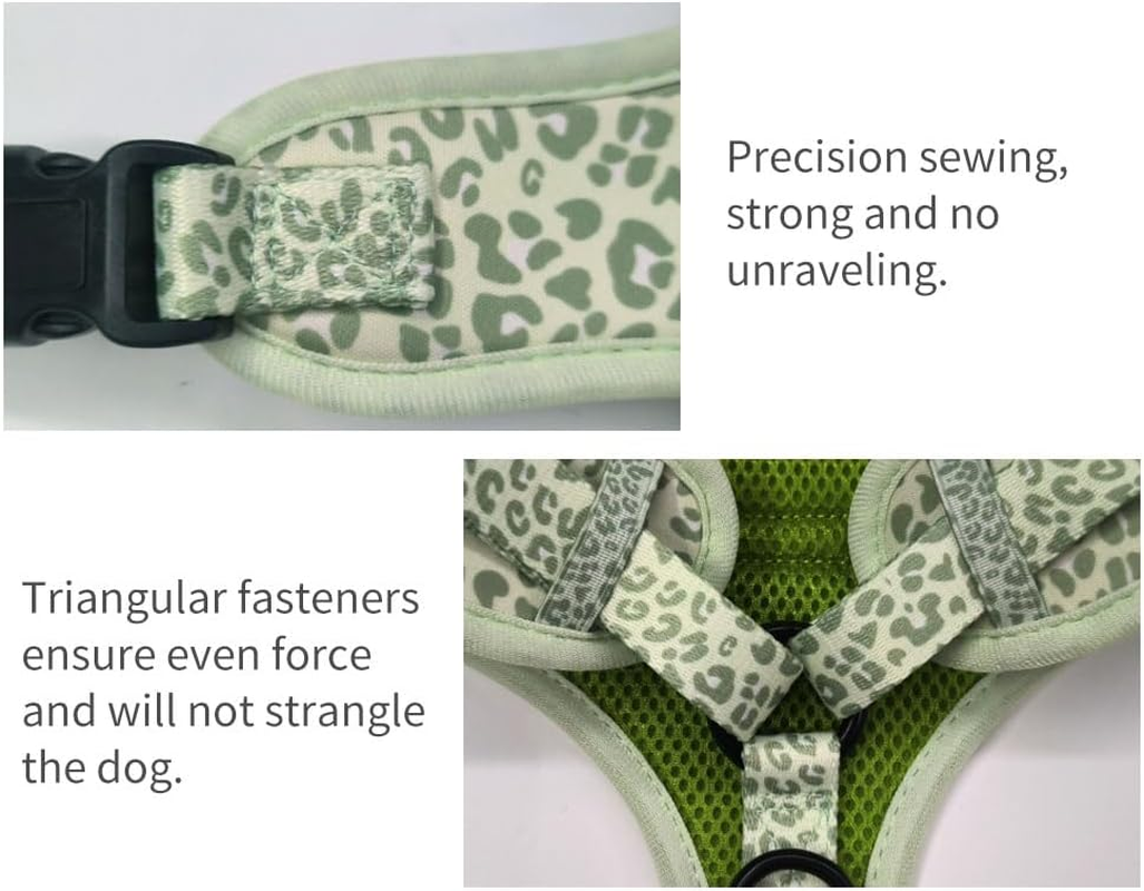 Adjustable Pet Harness and Leash Set&mdash;No-Pull, Lightweight, Breathable, Soft-Padded, Escape-Proof Comfortable for Puppies,Small Dogs,Cats,All Fur Animals. Leash for Easy Walks (Medium, Camouflage) image number 5