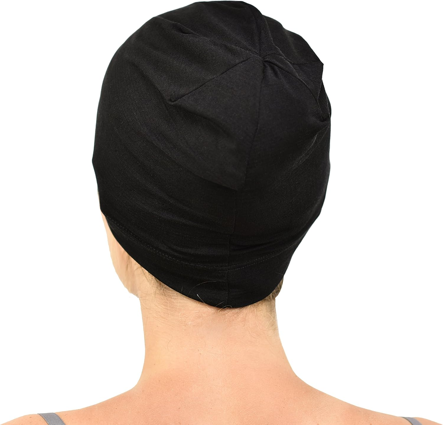 Jasmine Silk Bamboo Sleep Cap - Suitable for Chemo & Hair Loss - Cardani Chemo Cancer Hat image number 2