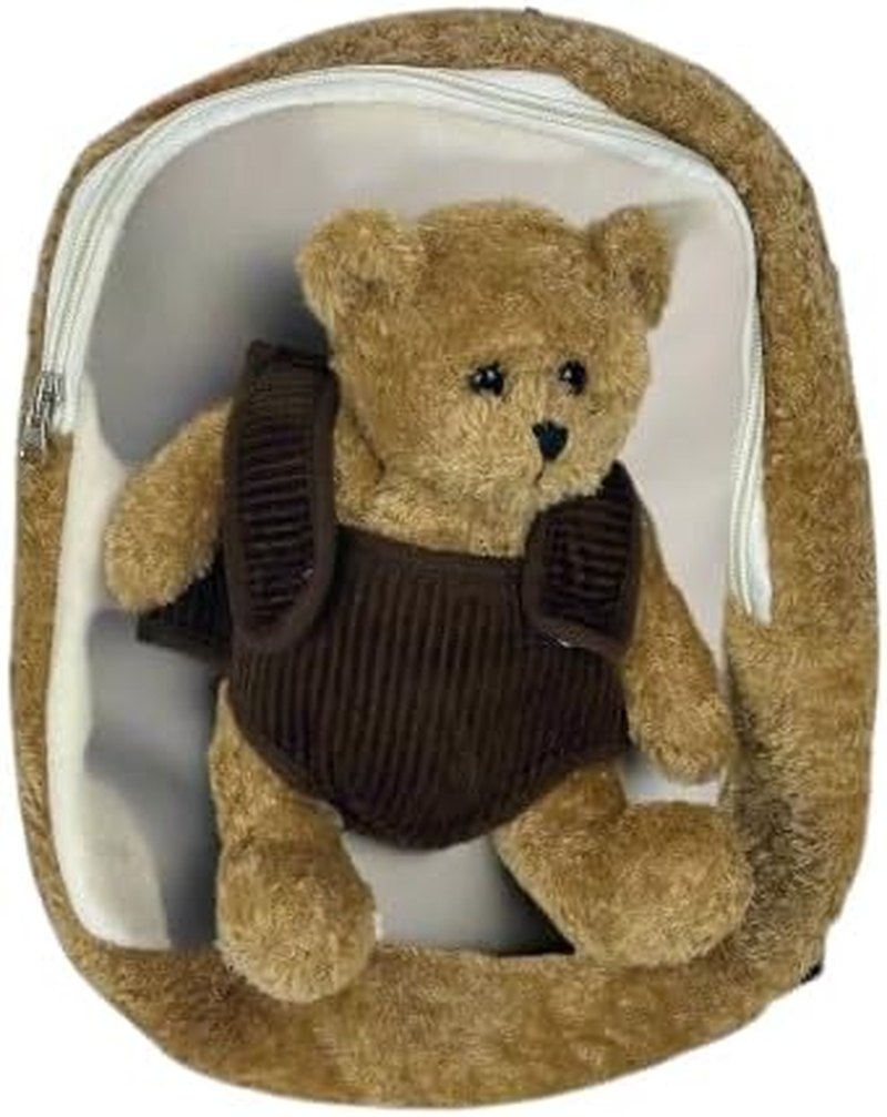 Bliss Gifts & Homewares Stuffed Backpack I Soft Plush Toddler Backpacks with Straps I Cute and Fashionable Zippered Bags I Bag for Boys Girls Kids School Nursery Travel