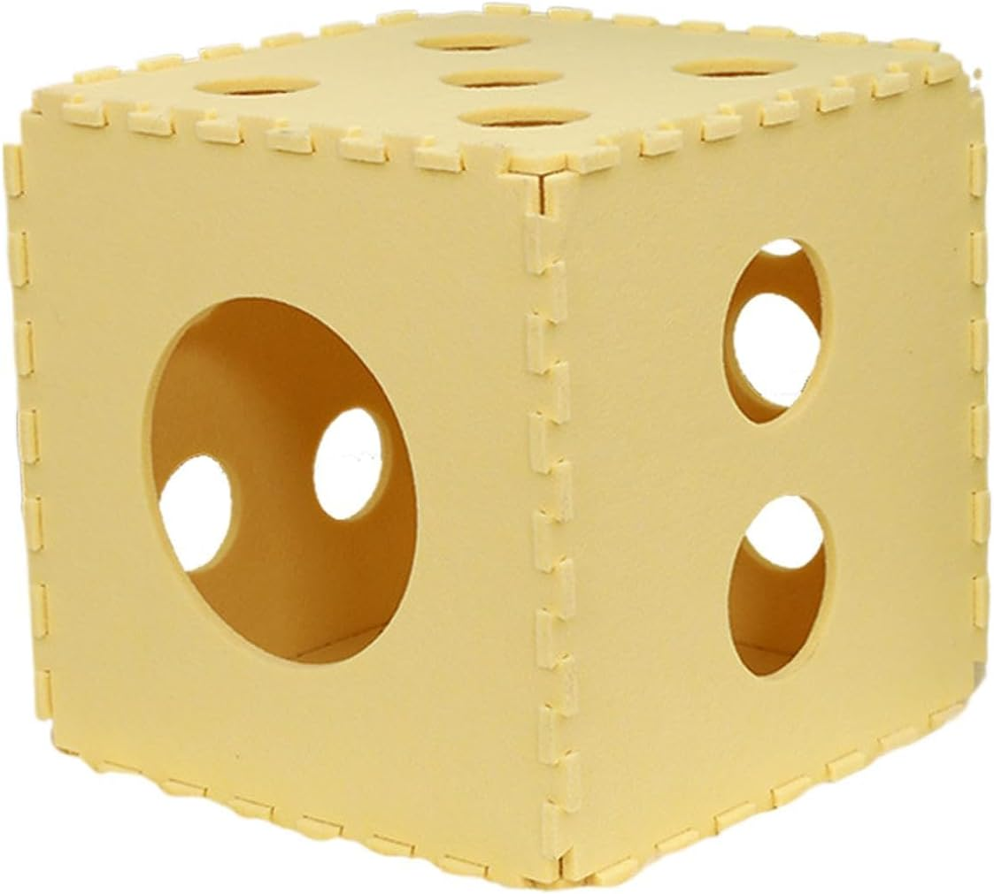 Cat House - Breathable Puzzle Shape Cat Bed Cave,Cat Hideaway, Indoor Cat Cube, Washable Scratching Board for Puppy & Kitten under 11-22 Pounds