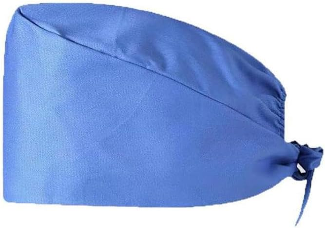 AIMALL 100% Cotton Surgical Scrub Cap Hat Unisex Surgerytheatre Doctor Nurses Solid - Adjustable Hat for Doctors, Nurses, and Theatre Staff - Durable & Breathable