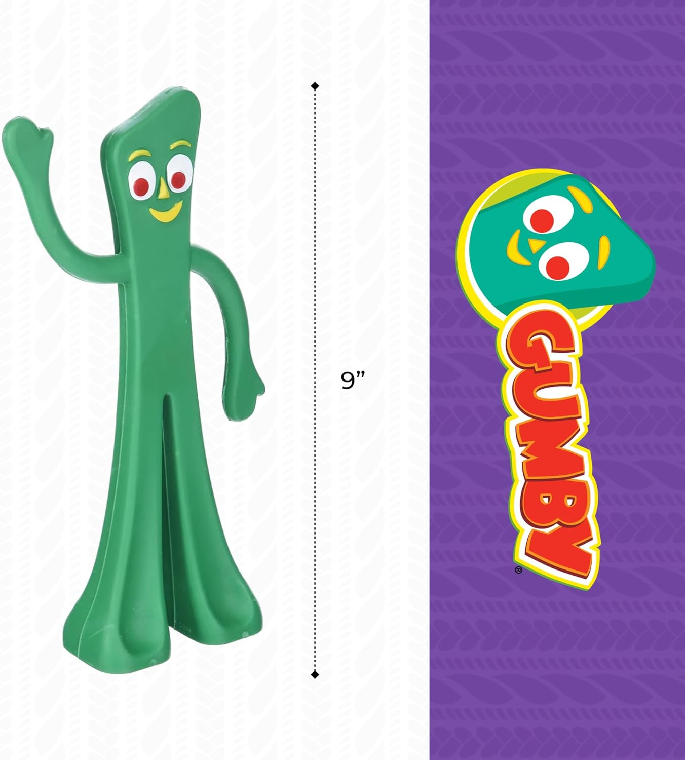 Multipet Gumby Rubber Dog Toy, Green image number 3