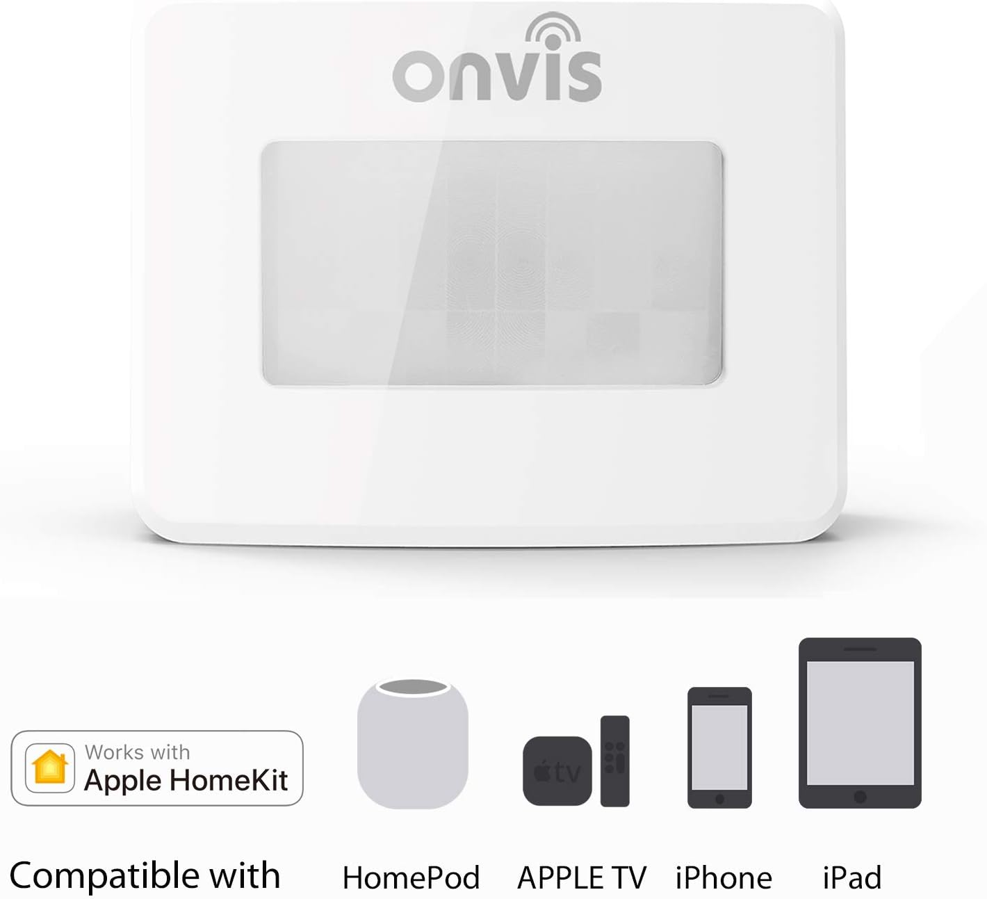 ONVIS Smart Motion Sensor Wireless PIR Detector Works with Apple Homekit Hygrometer Thermometer Temperature Humidity Gauge Siri Enabled Bluetooth Remote Trigger for Iphone Ipad image number 5