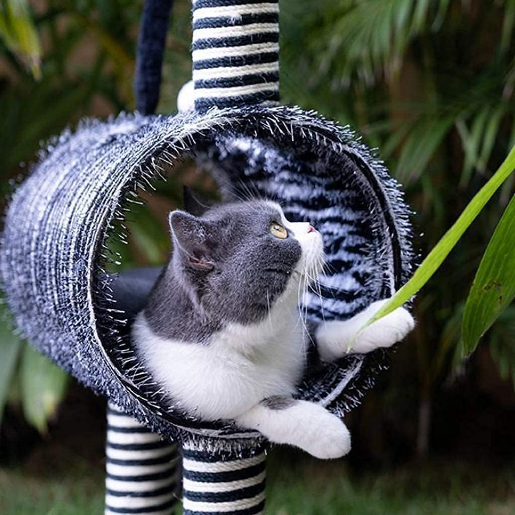 Wear-Resistant Cat Tower Scratching Post Cat Tree Four Seasons Universal Cat Condo Climbing Frame image number 3