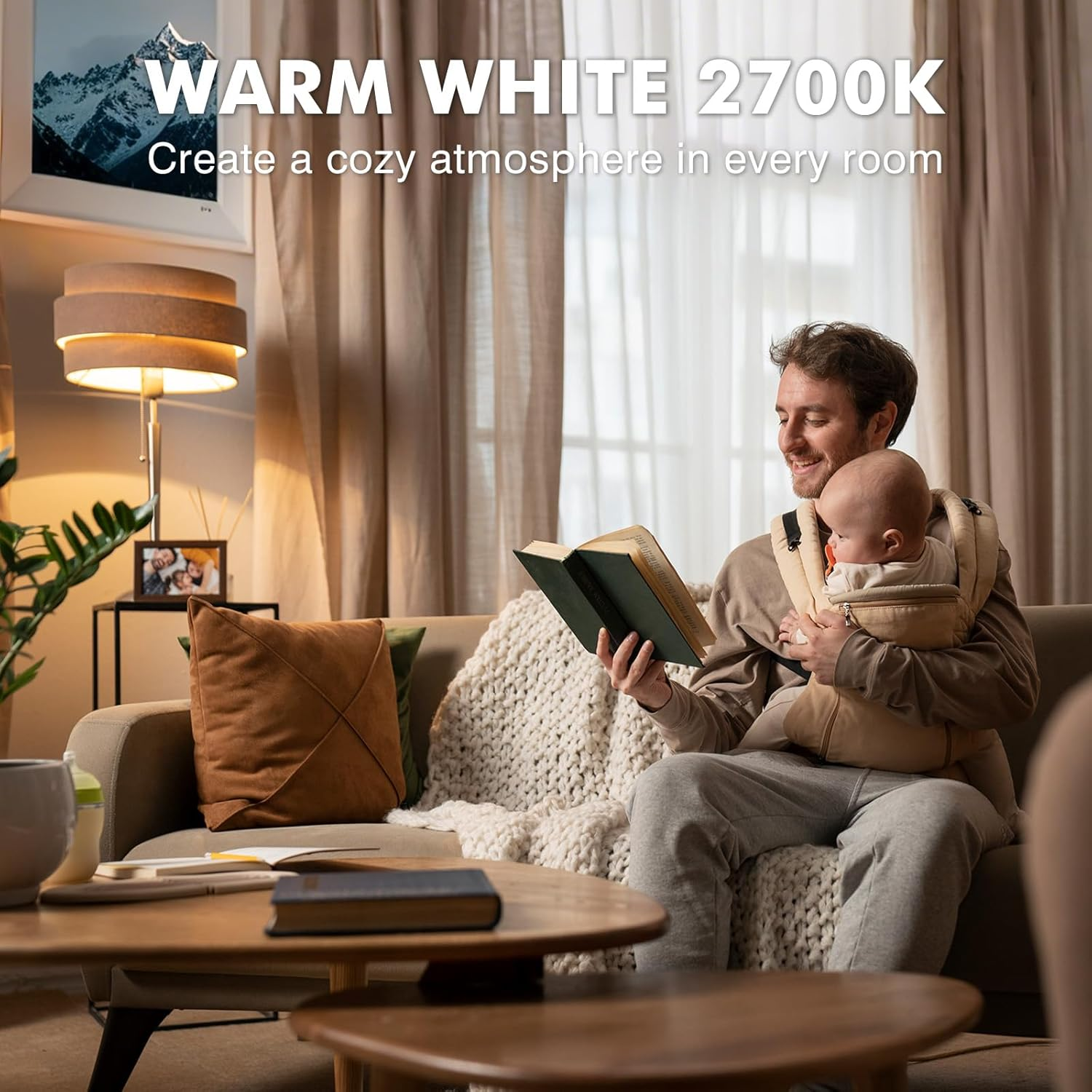 Doright 3-Pack 12V LED ST64 E27 Edison Screw Bulbs, 4W Low Voltage, Warm White 2700K, 400 Lumens, Energy Efficient, Touch Control, Outdoor Use image number 5