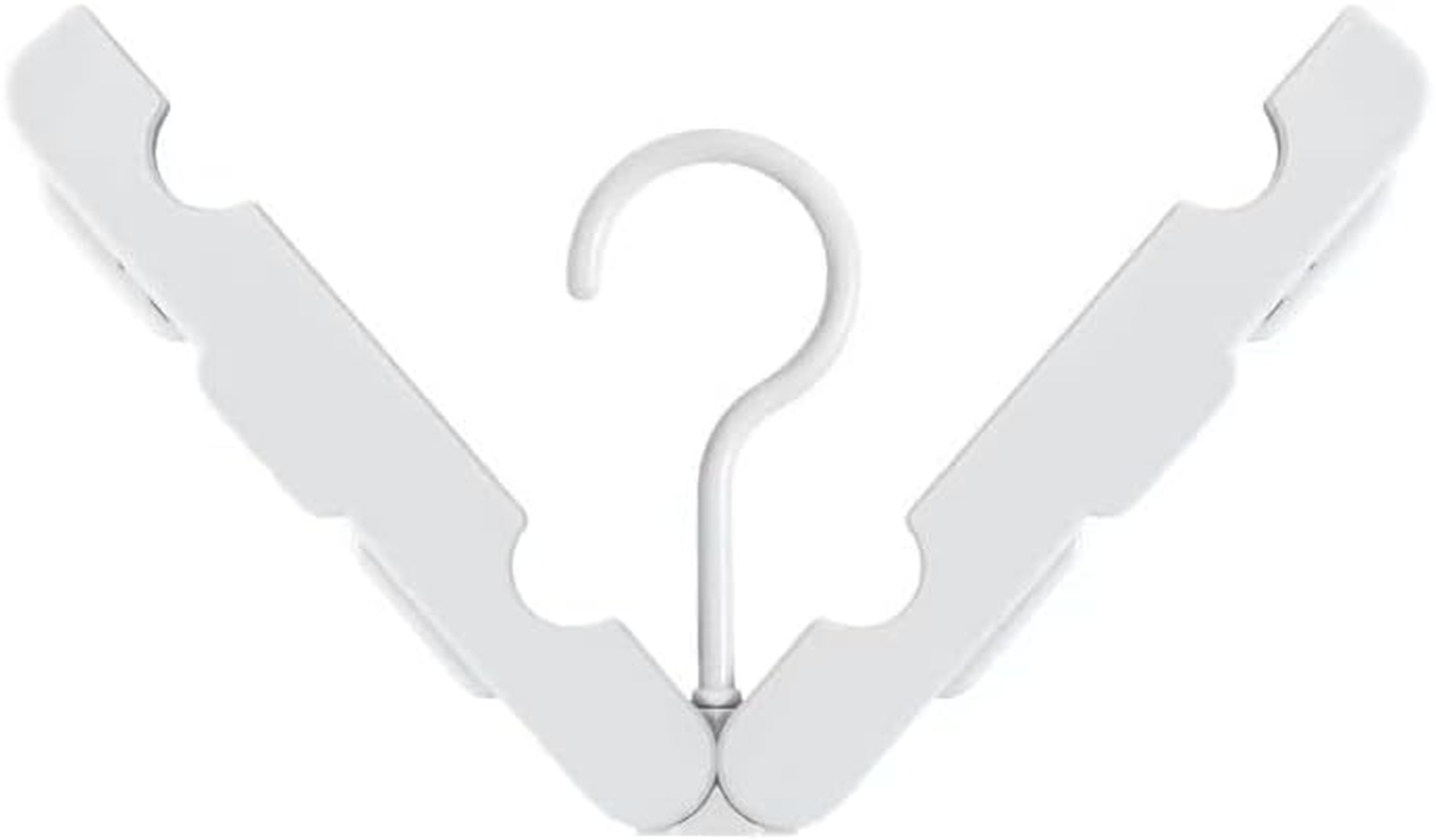 Folding Hanger, Portable Folding Hanger, Space Saving, Easy to Carry, Folding Hanger for Travel and Children'S Clothes (6PCS) image number 4