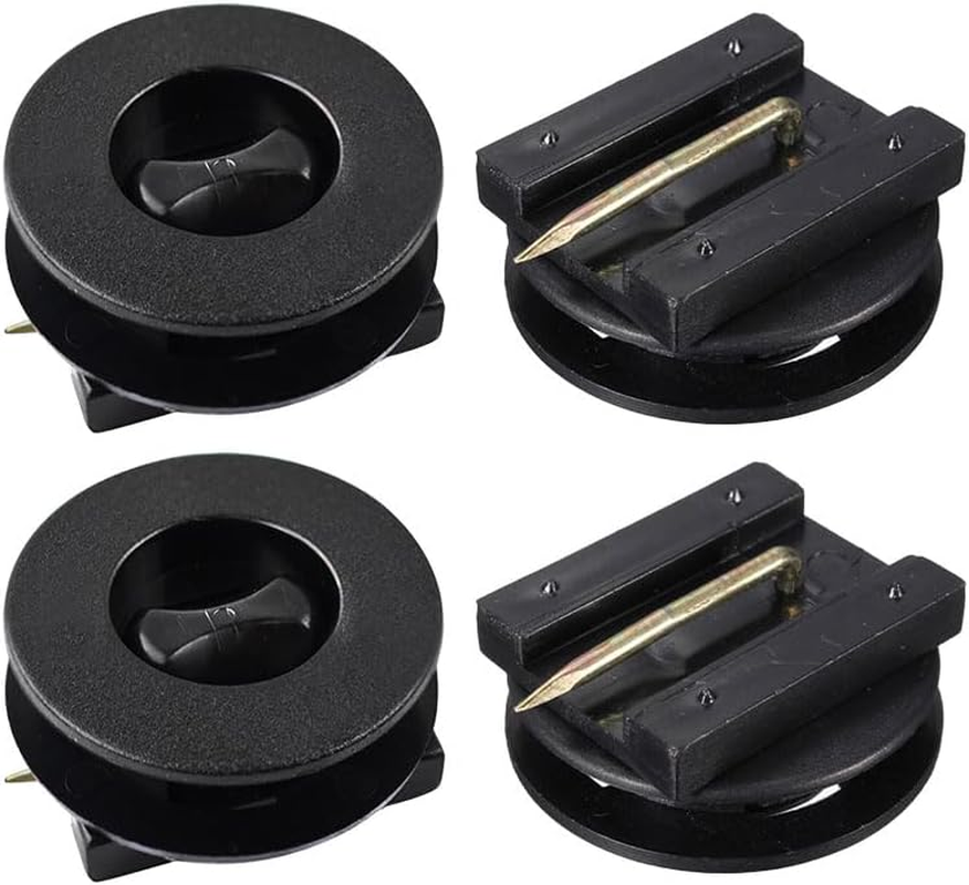 4PCS Universal Car Floor Mat Anti-Slip Fixing Clips, ABS Durable Locking Fastener Buckle Set for Securing Carpet Foot Pad, Easy Installation for Most Vehicles image number 2