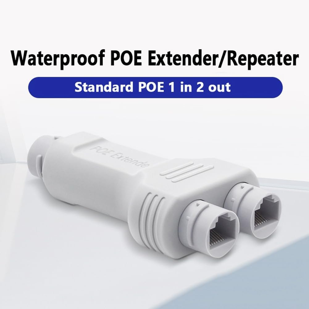POE Extender 10/100Mbps Outdoor 30W High Power Plug&Play for Poe Switch NVR IP Camera AP image number 1