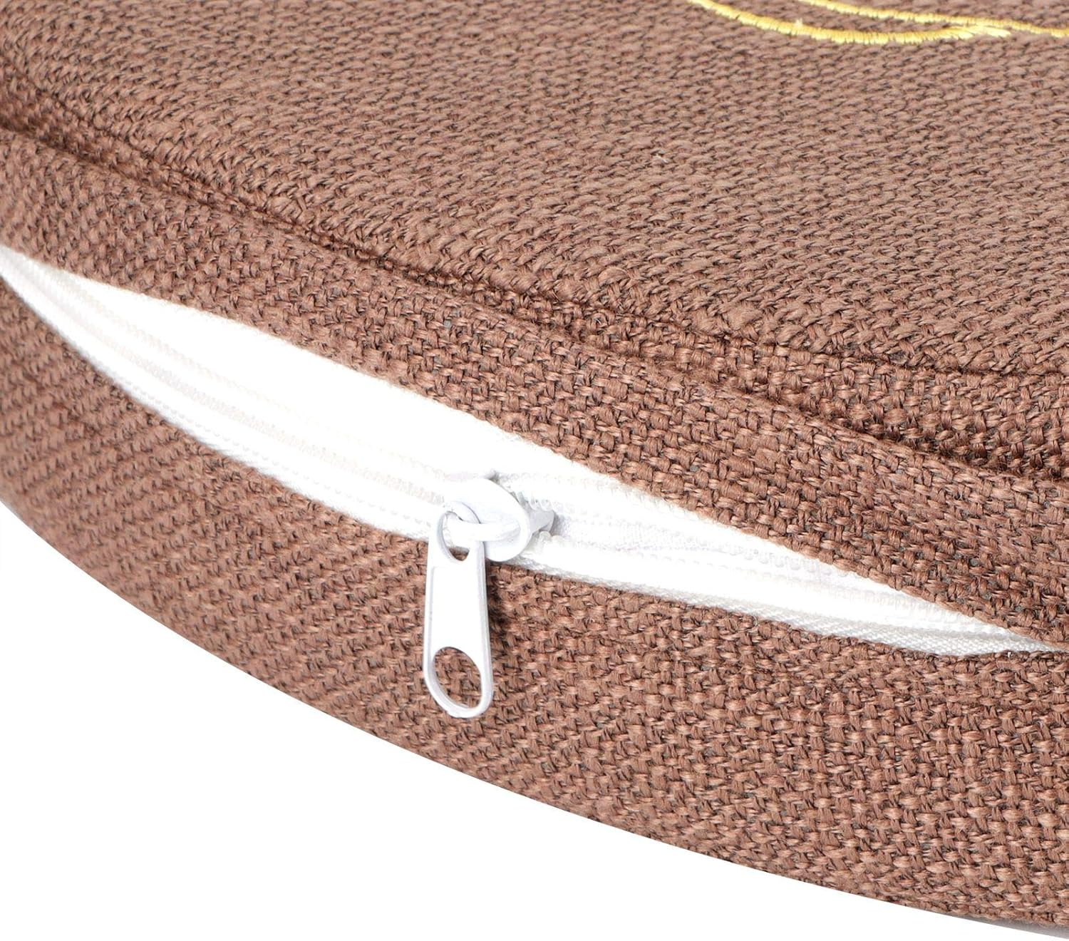 Outdoor round Floor Cushions for Sitting, Meditation, Yoga, Living Room, Sofa, Balcony (Coffee)