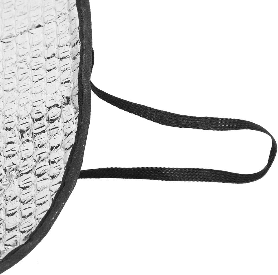 Pergar Windshield Visor, Windshield Sunshades, Windshield Sun Shade, Universal Large Silver Car Windscreen Windshield Sun Shade Heat Reflective Windshield Visor image number 5