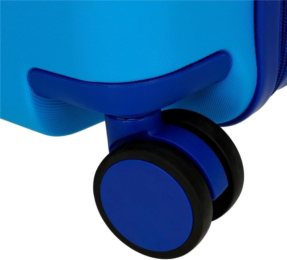 Enso Dino Children'S Suitcase Blue 45 X 31 X 20 Cm Hard ABS 24.6L 1.8 Kg 4 Wheels Hand Luggage, Blue, Children'S Suitcase, Blue, Children'S Suitcase image number 1