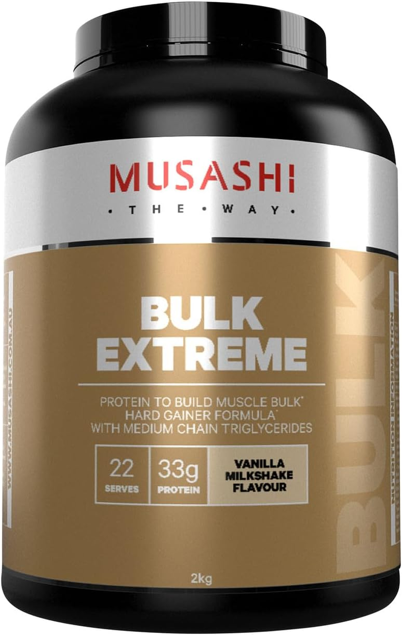 Musashi Bulk Extreme Vanilla Flavour Protein Powder 2 Kg image number 1