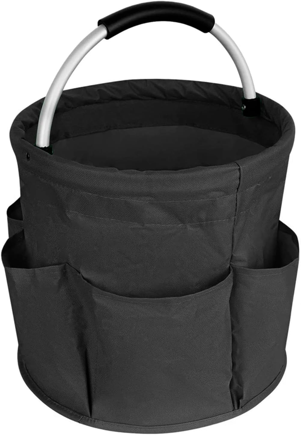Portable Storage Basket Foldable Cleaning Bag Cleaning Supplies Organiser Soft Storage Bag Practical Storage Basket with Handle for Indoor, Bathroom, Garden